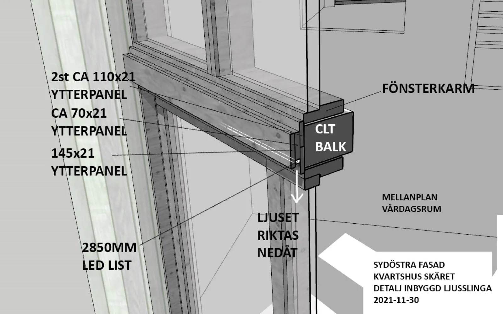 Andreas Lebisch 氏は SketchUp を使って建築の詳細をモデリングしています。