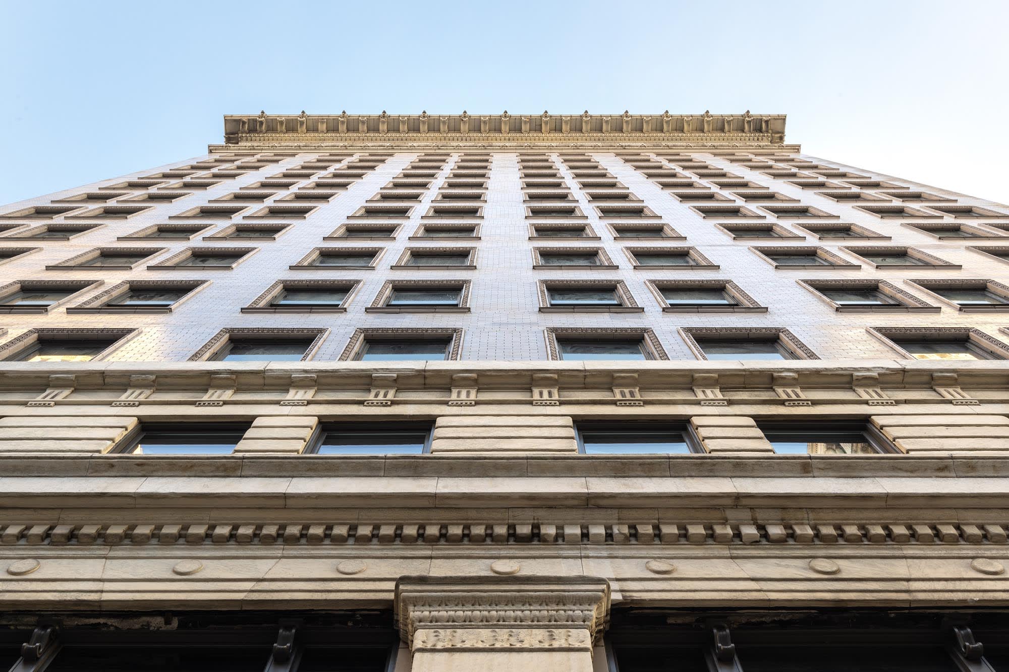 Upward view of The Ingalls Building