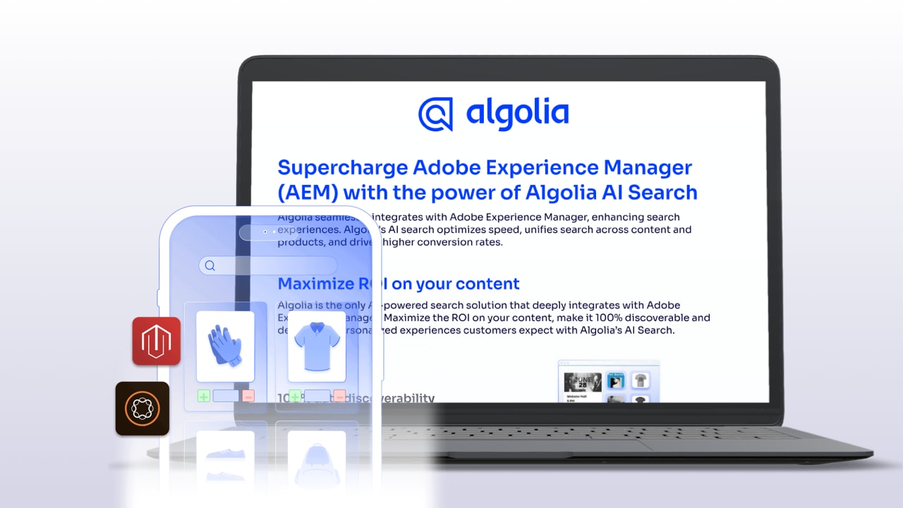 Enhance Adobe Experience Manager with Algolia's AI Search