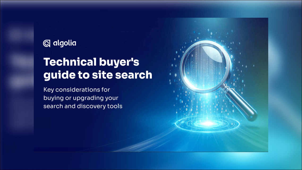 Technical buyer's guide to site search