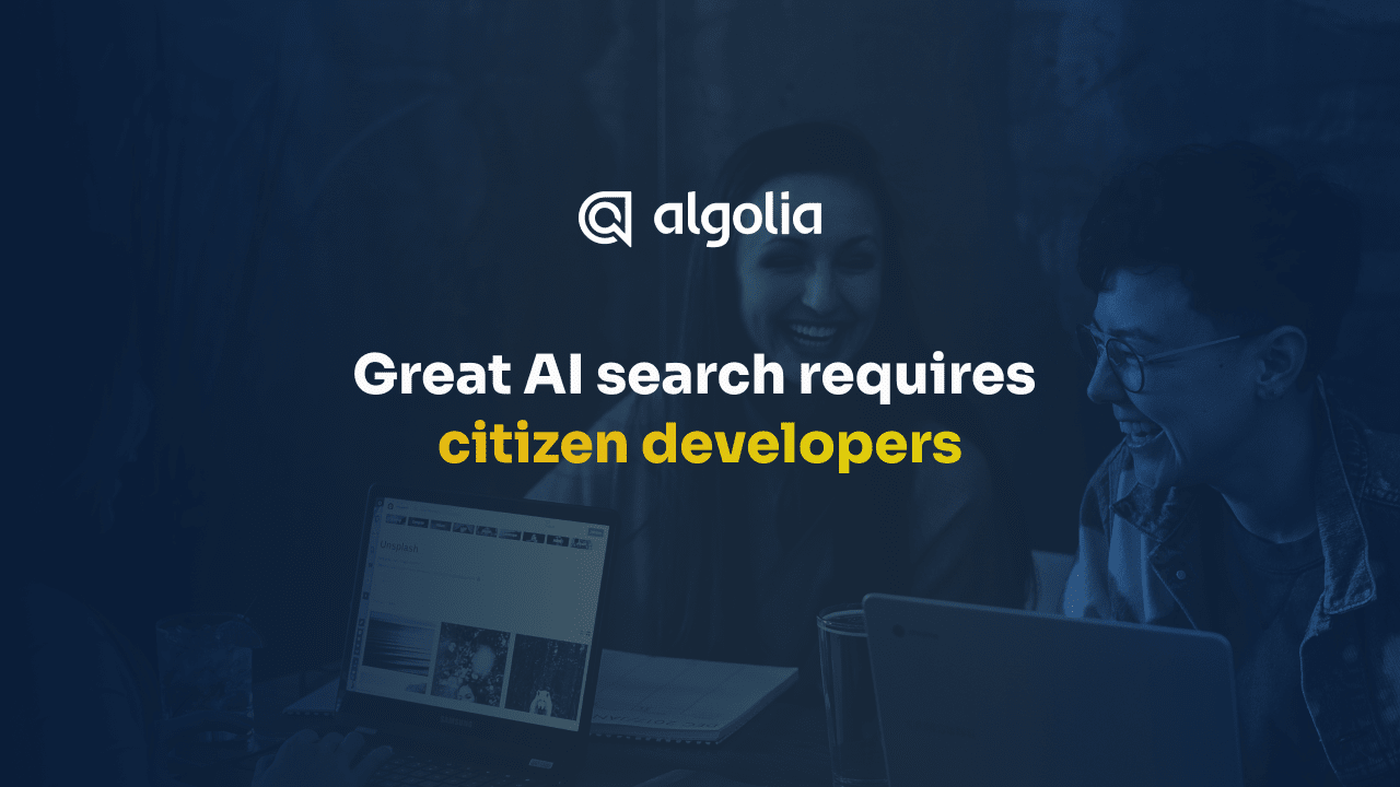 Great AI search requires citizen developers