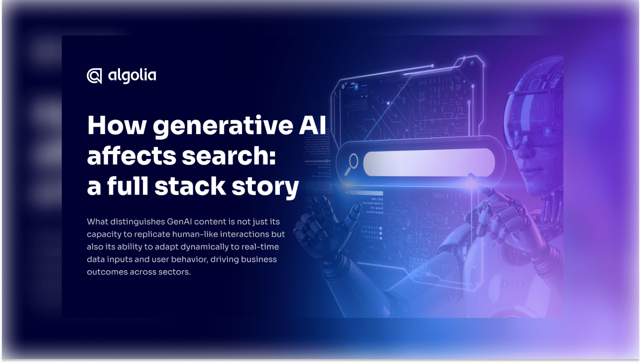 How generative AI affects search: a full stack story