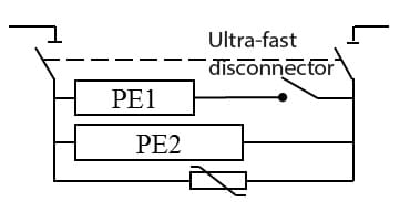 Basic concept of a hybrid HVDC breaker