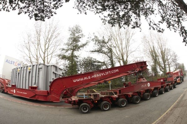 The size and weight of the 800 kV converter transformer is limited by shipping constraints