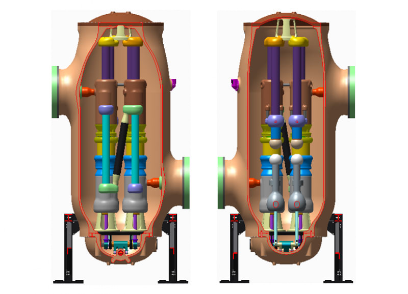 Circuit breaker section view
