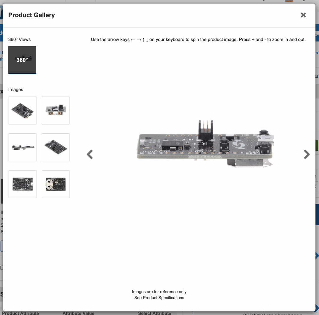 360-degree product image 