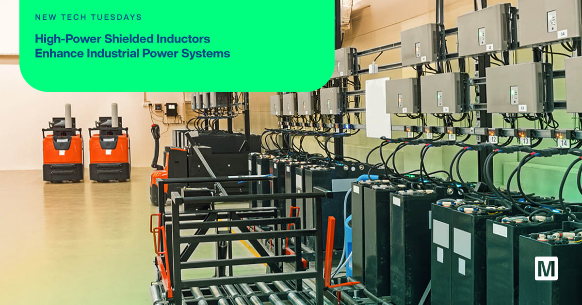 High-Power Shielded Inductors Enhance Industrial Power Systems Theme Image