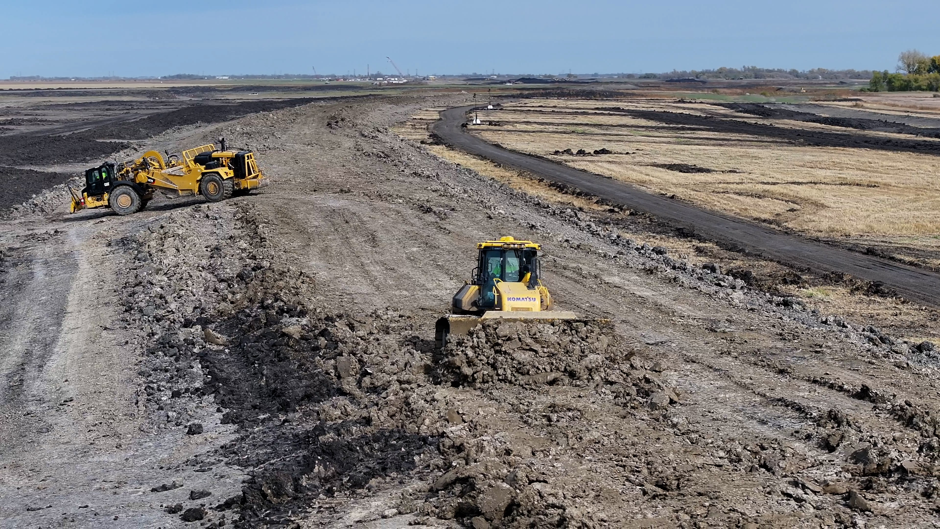 Dozer and scraper