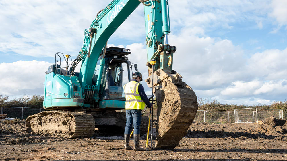 Surveyor and Excavator
