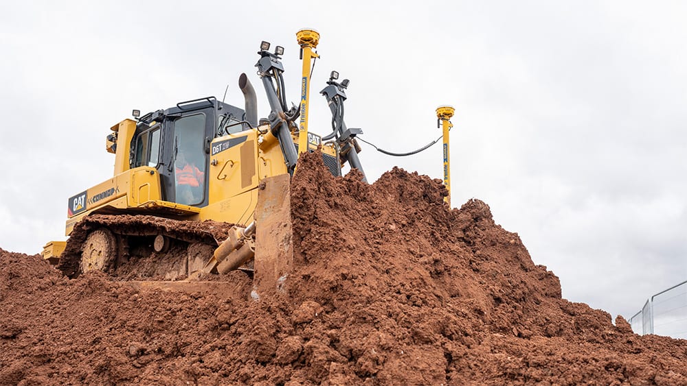 Dozer with Trimble Earthworks