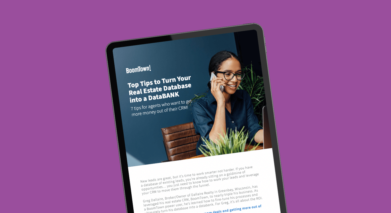 Top Tips to Turn Your Real Estate Database into a DataBANK