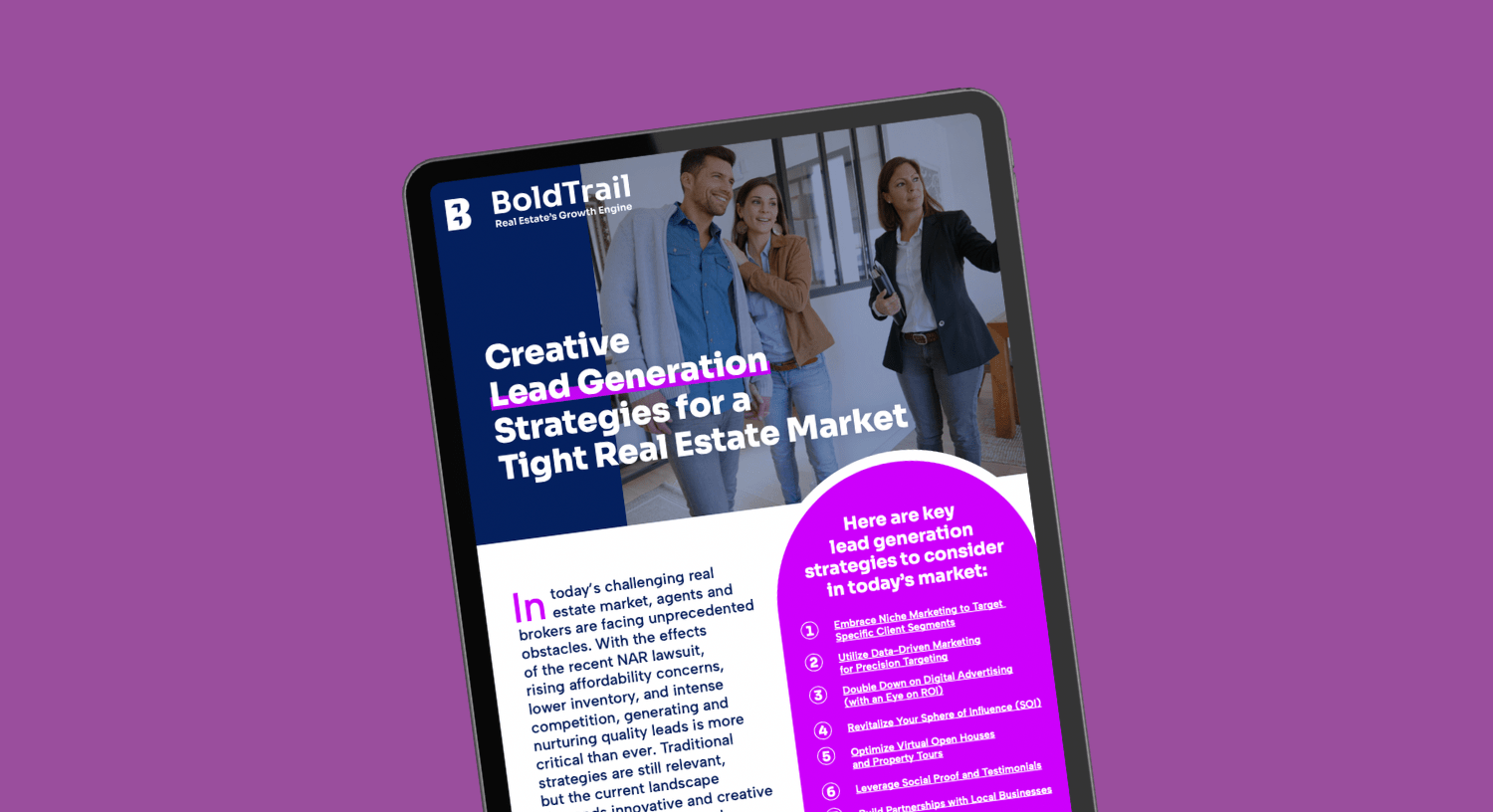 Creative Lead Generation Strategies for a Tight Real Estate Market