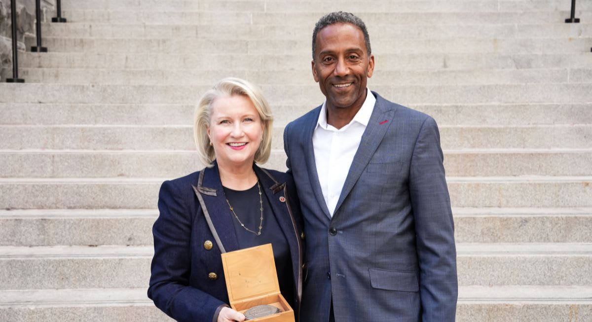 Christine Kincaid (BCom’84) of Mediaplus wins the Telfer R. Trudeau medal 2024