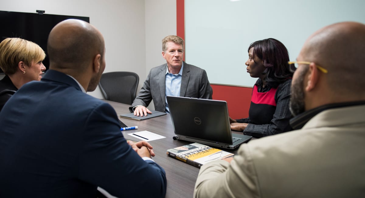Telfer Executive MBA students meeting