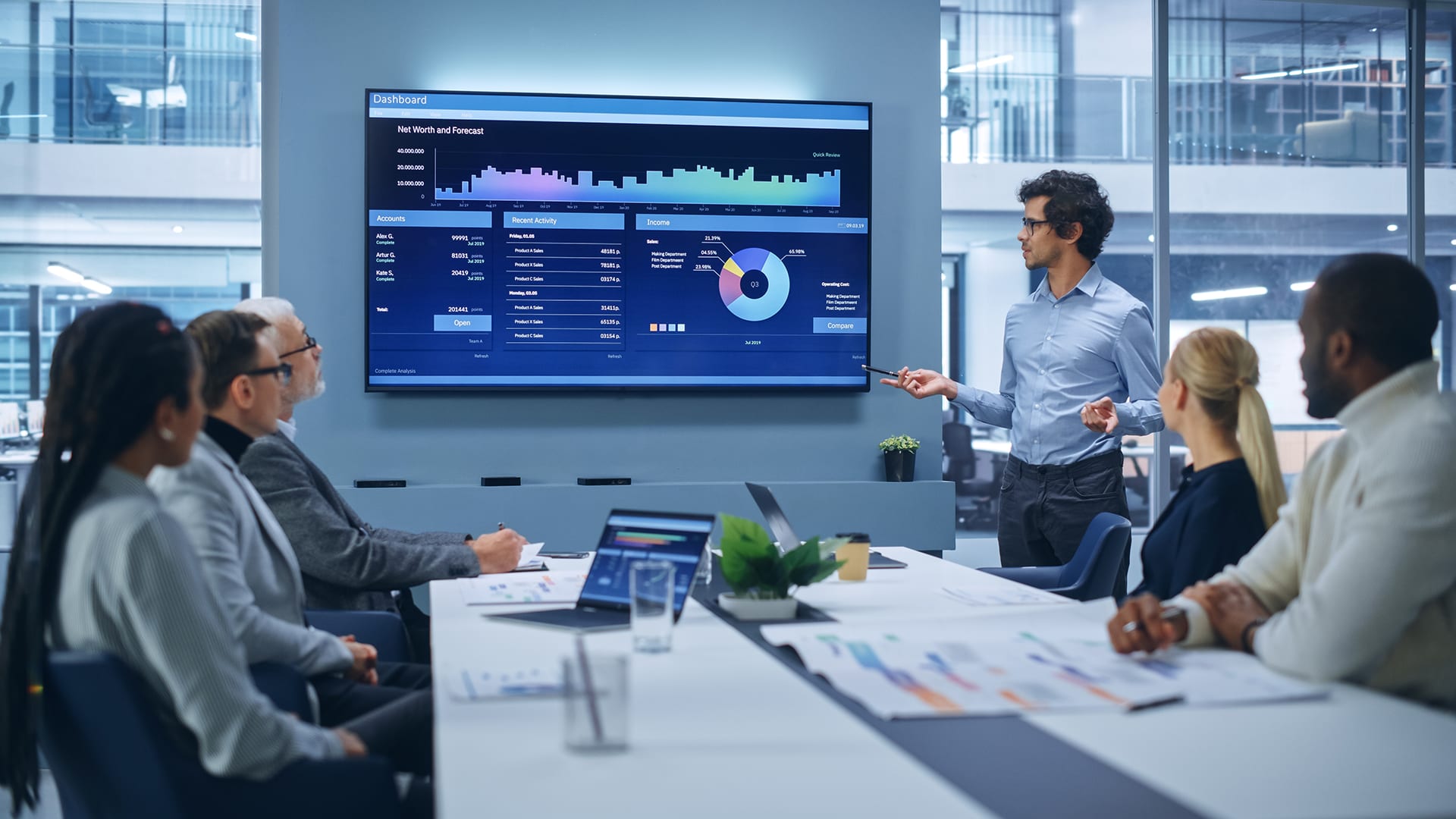 Smart Data Services for Project Management