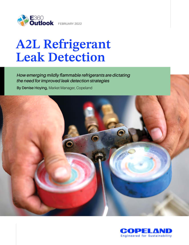 A2L refrigerant leak detection