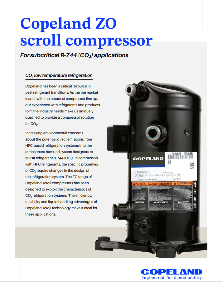 Copeland ZO scroll compressor