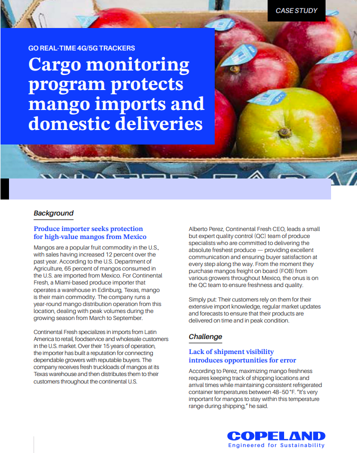 Cargo Monitoring Program Protects Mango Imports and Domestic Deliveries