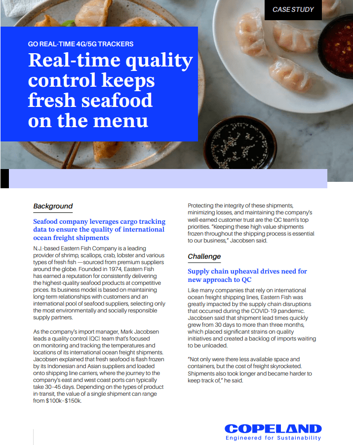 Real-time Quality Control Keeps Fresh Seafood on the Menu