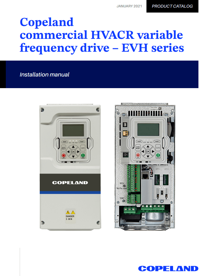 Copeland Commercial HVACR Variable Frequency Drive - EVH Series