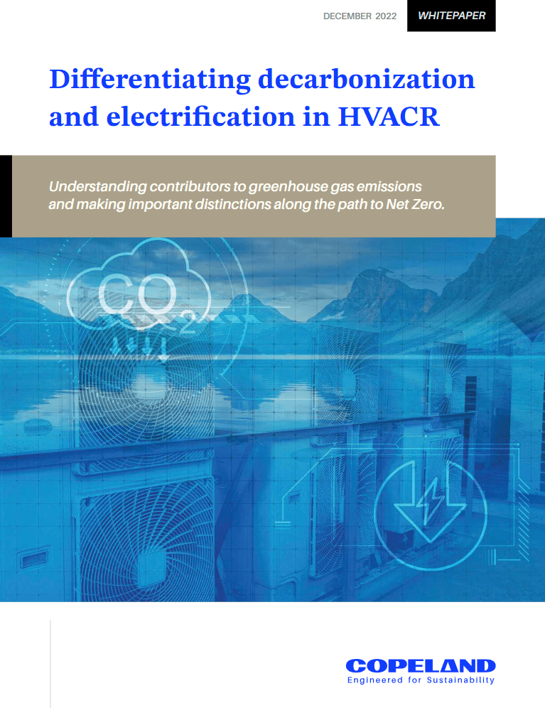 Differentiating Decarbonization and Electrification in HVACR
