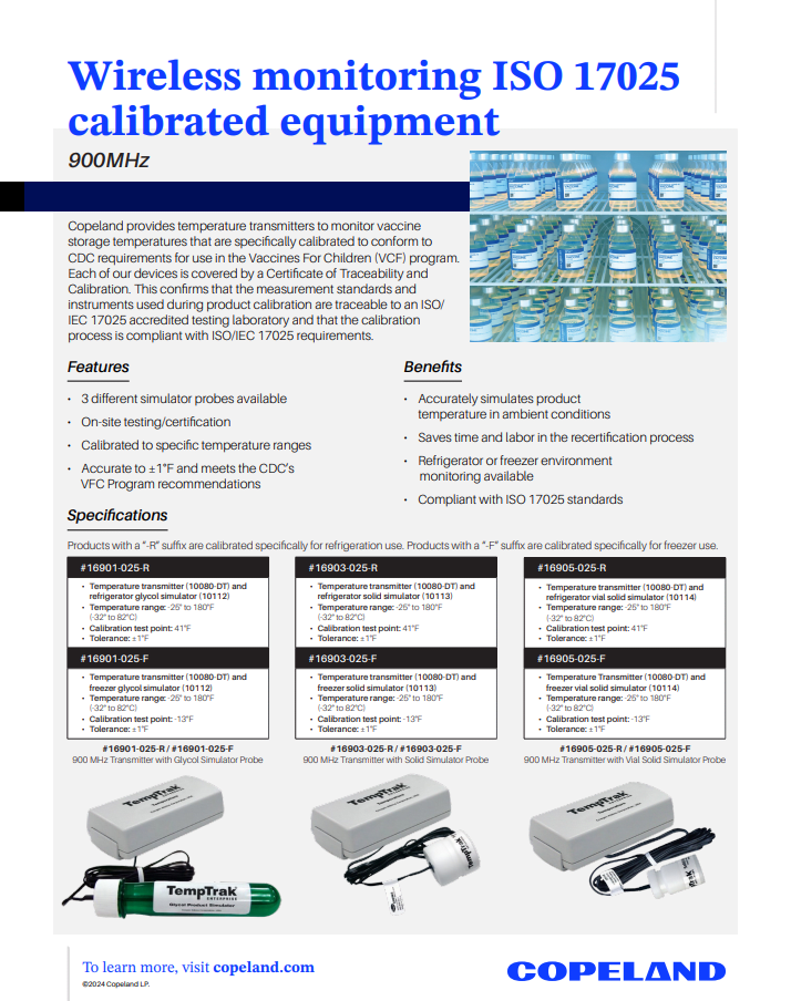 Wireless Monitoring ISO 17025 Calibrated Equipment 67-1562