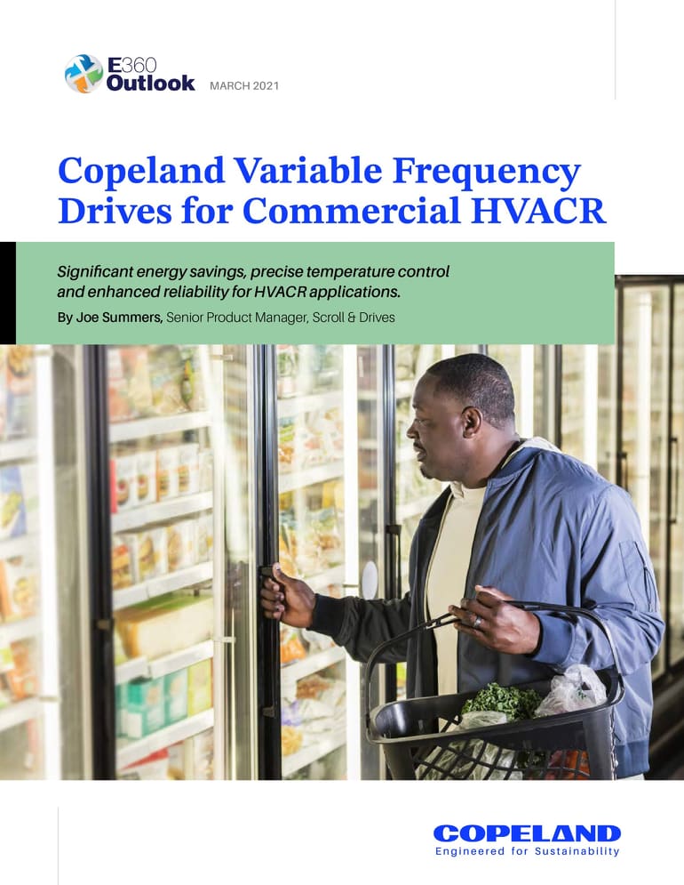 Copeland Variable Frequency Drives for Commercial HVACR