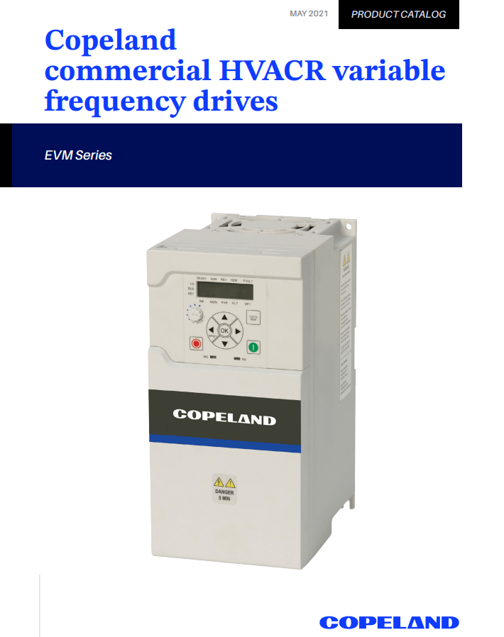 Catalog: EVM Series, Copeland Variable Frequency Drives