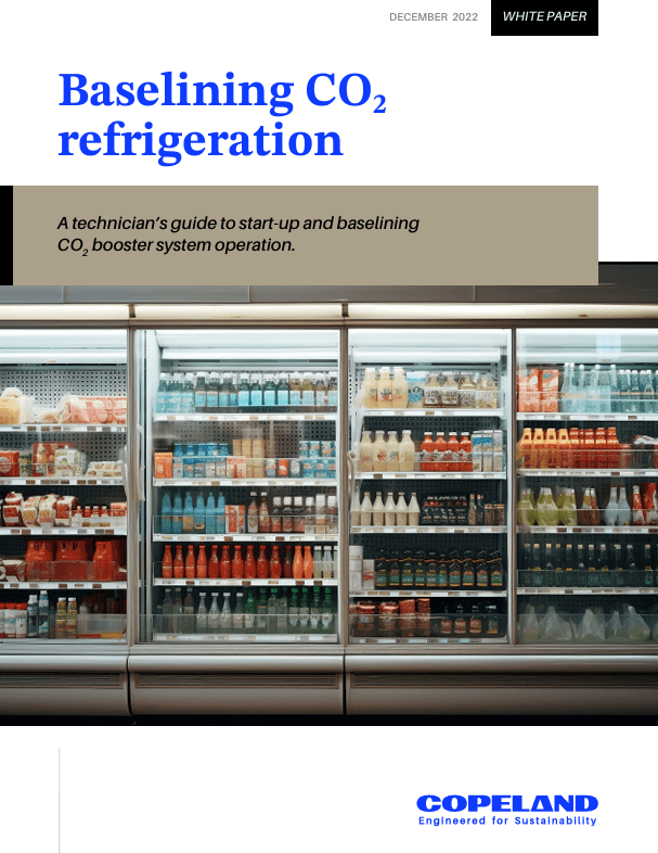 Baselining CO₂ refrigeration