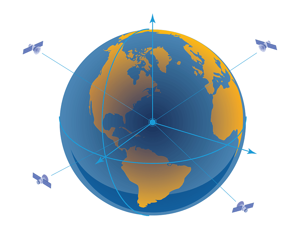 Illustration depicting a global datum