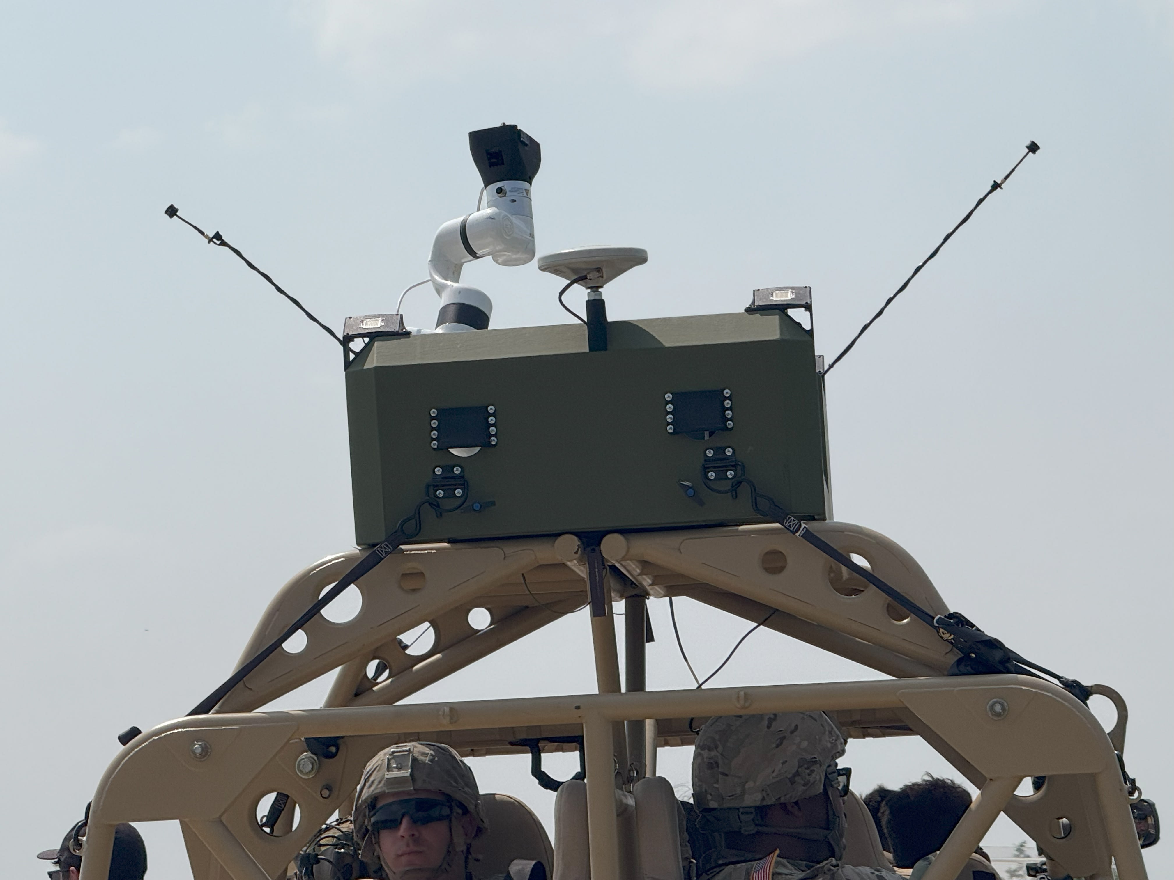 Trimble positioning technology mounted on Target Arm's Ralar.