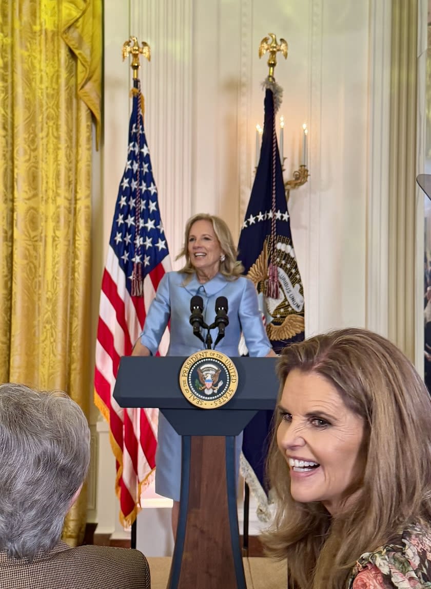 Press Ganey President and Chief Physician Executive Amy Compton-Phillips, MD, at the White House Conference on Women's Health Research.