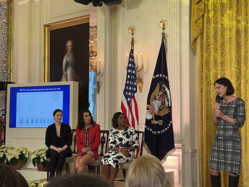 Panel of women at The White House Conference on Women's Health Research.