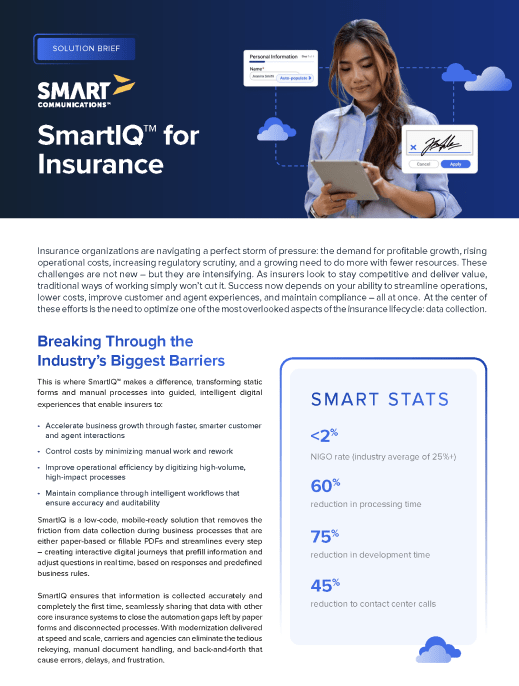 SmartIQ™ for Insurance