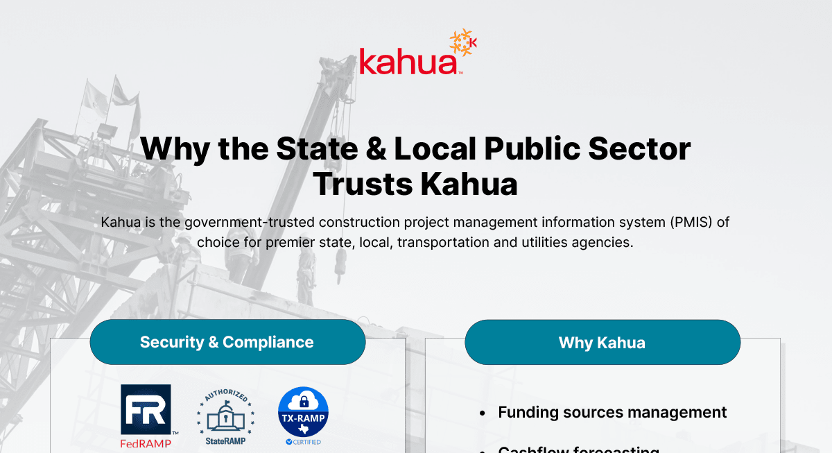 Why the State & Local Public Sector Trusts Kahua