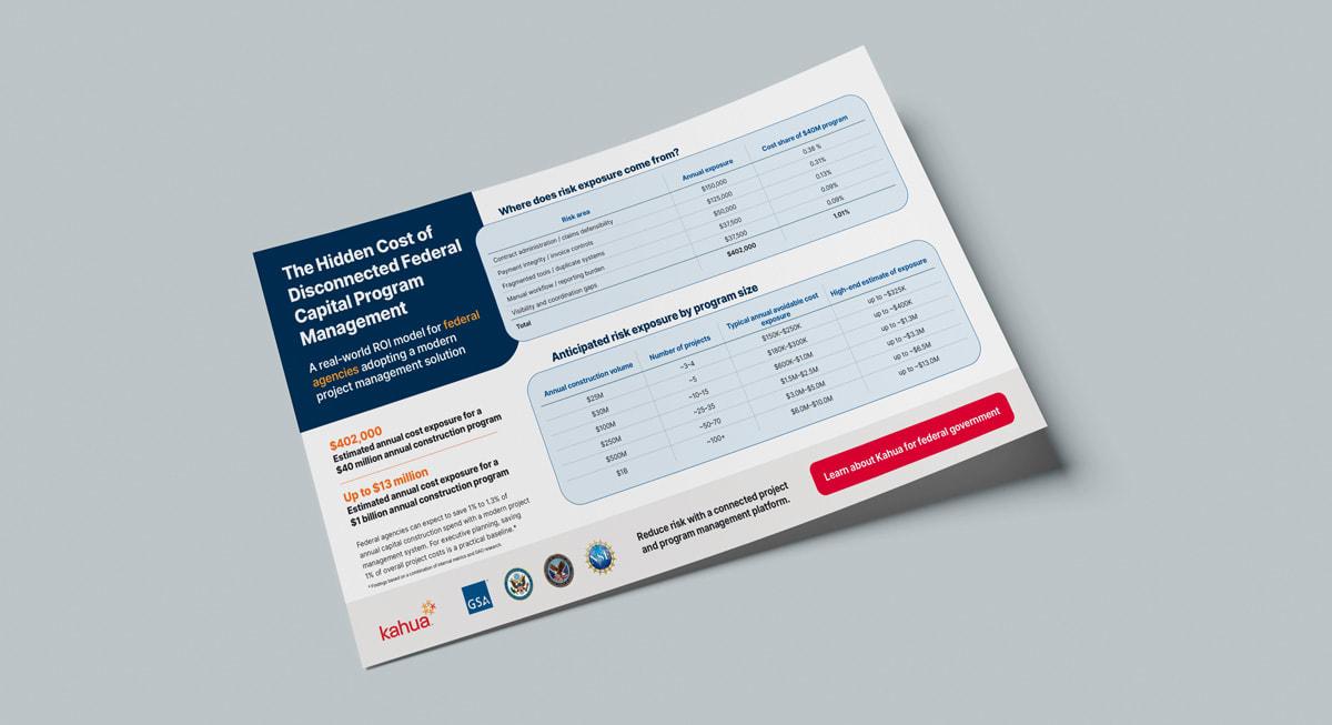 The Hidden Cost of Disconnected Federal Capital Program Management