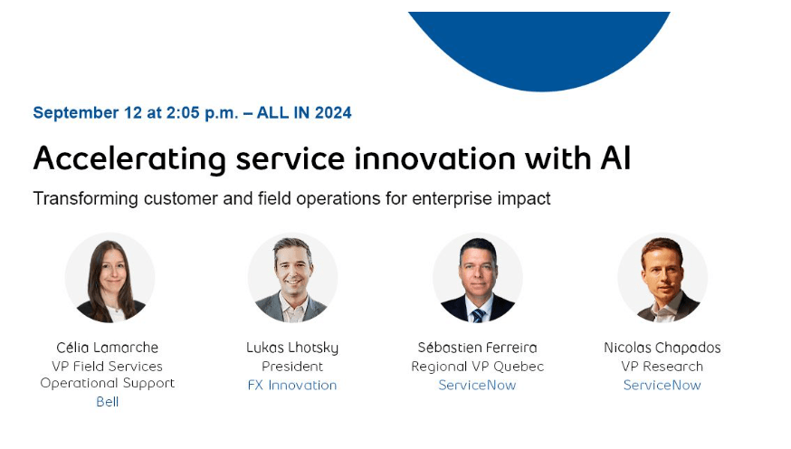 Bell, FXi and ServiceNow at ALL IN 2024