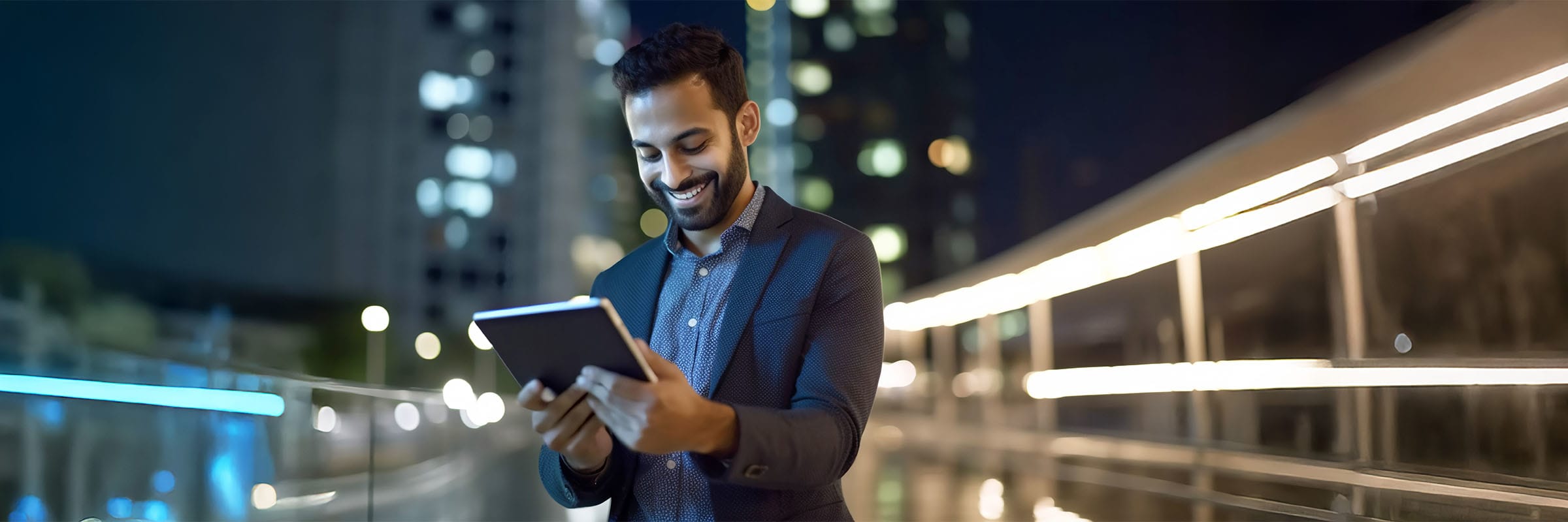 Un employé de Bell évalue comment tirer parti des technologies émergentes pour améliorer l'expérience client. 