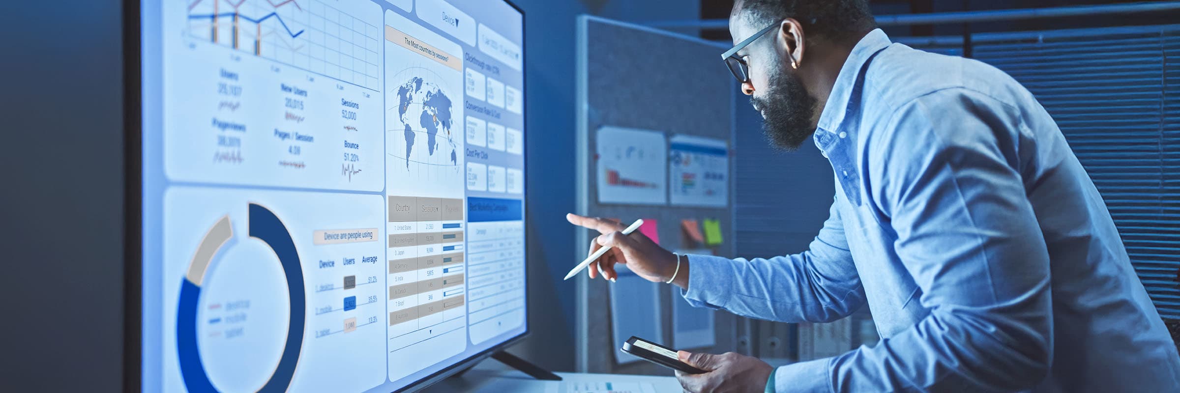 Un professionnel de la cybersécurité examine un tableau de bord de la sécurité en tant que service (SECaaS) pour confirmer la souveraineté des données : les données demeurent au Canada et conformes aux règlements.