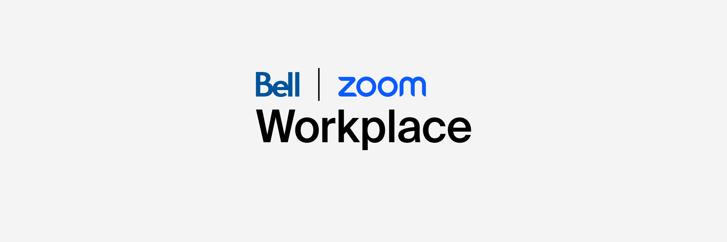 Workplace from Bell and Zoom logo