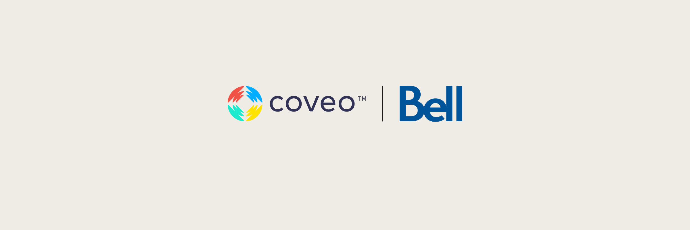 Coveo and Bell logos.
