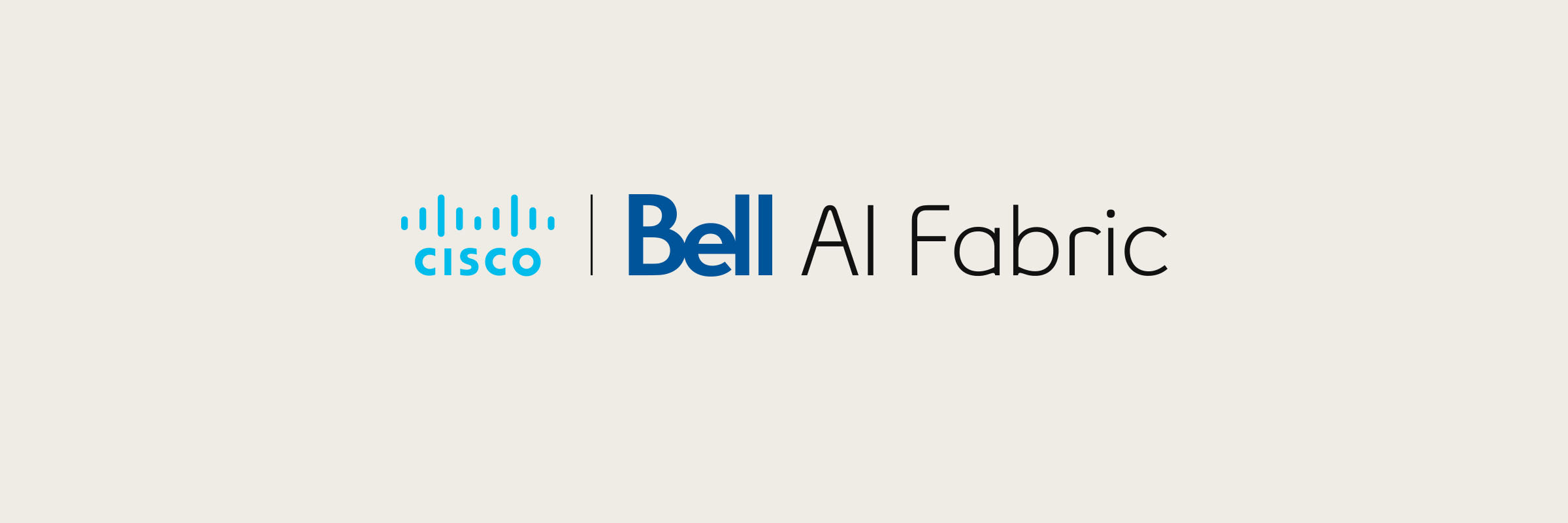 Cisco and Bell AI Fabric logos