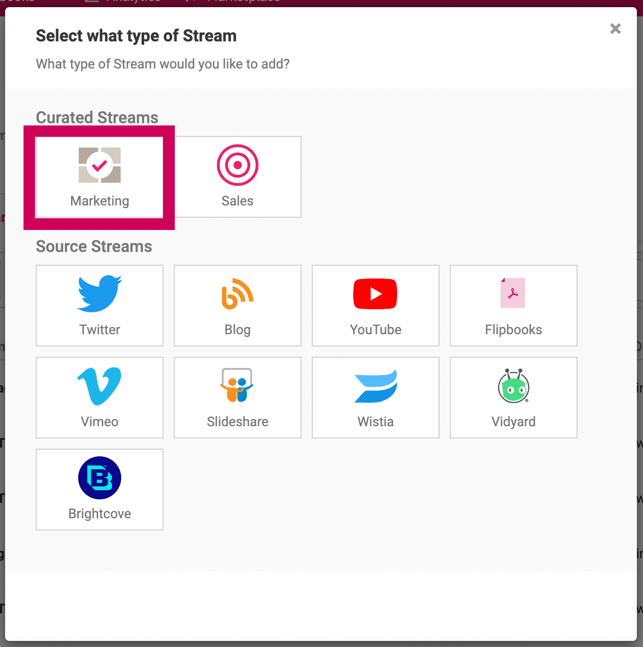 add a stream