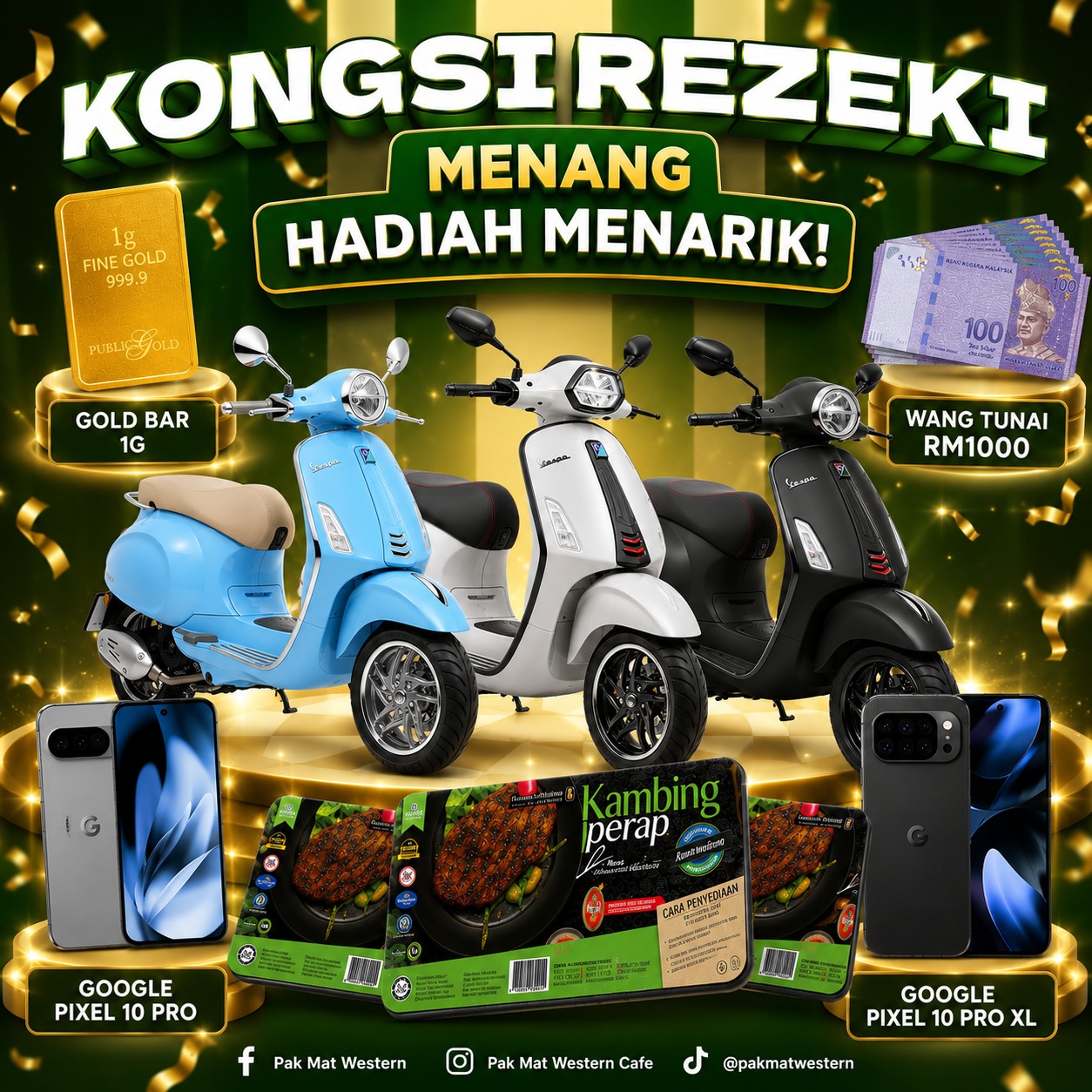 Hadiah Kempen Kongsi Rezeki Pak Mat Western