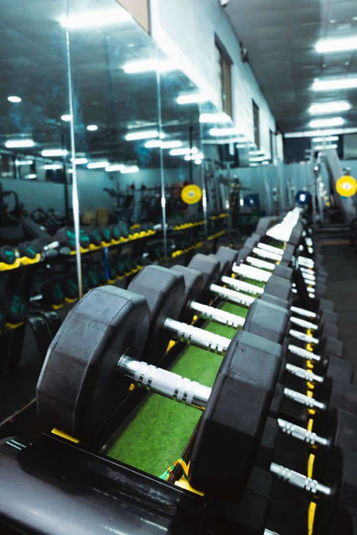 Gym interior view