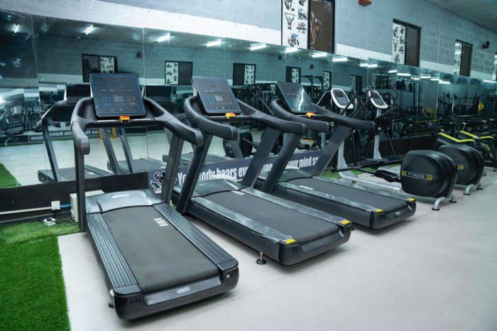 Gym equipment area