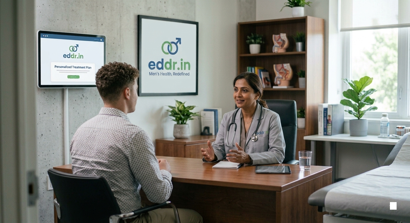Modern medical clinic providing erectile dysfunction consultations in Lucknow