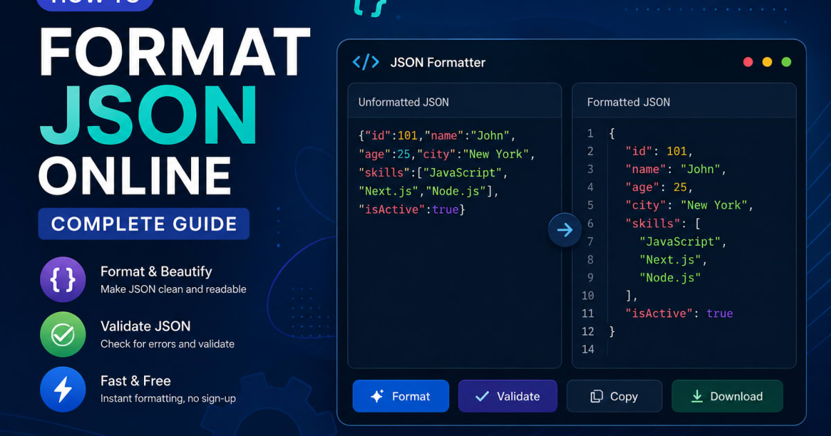 How to Format JSON Online Complete Guide