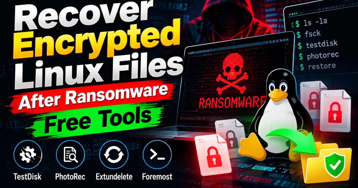 Recover Encrypted Linux Files After Ransomware – Free Tools