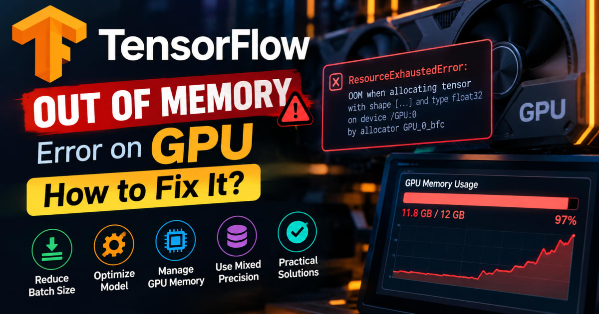 How to Fix TensorFlow Out of Memory Error on GPU